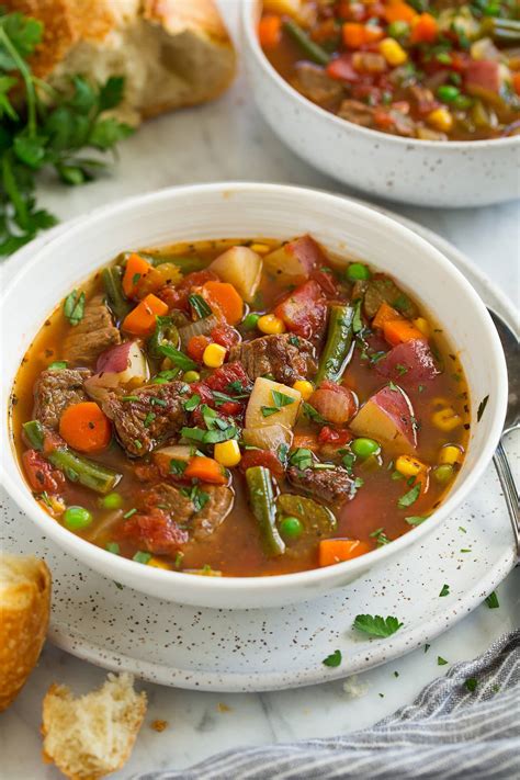 hamburger vegetable soup recipes from scratch